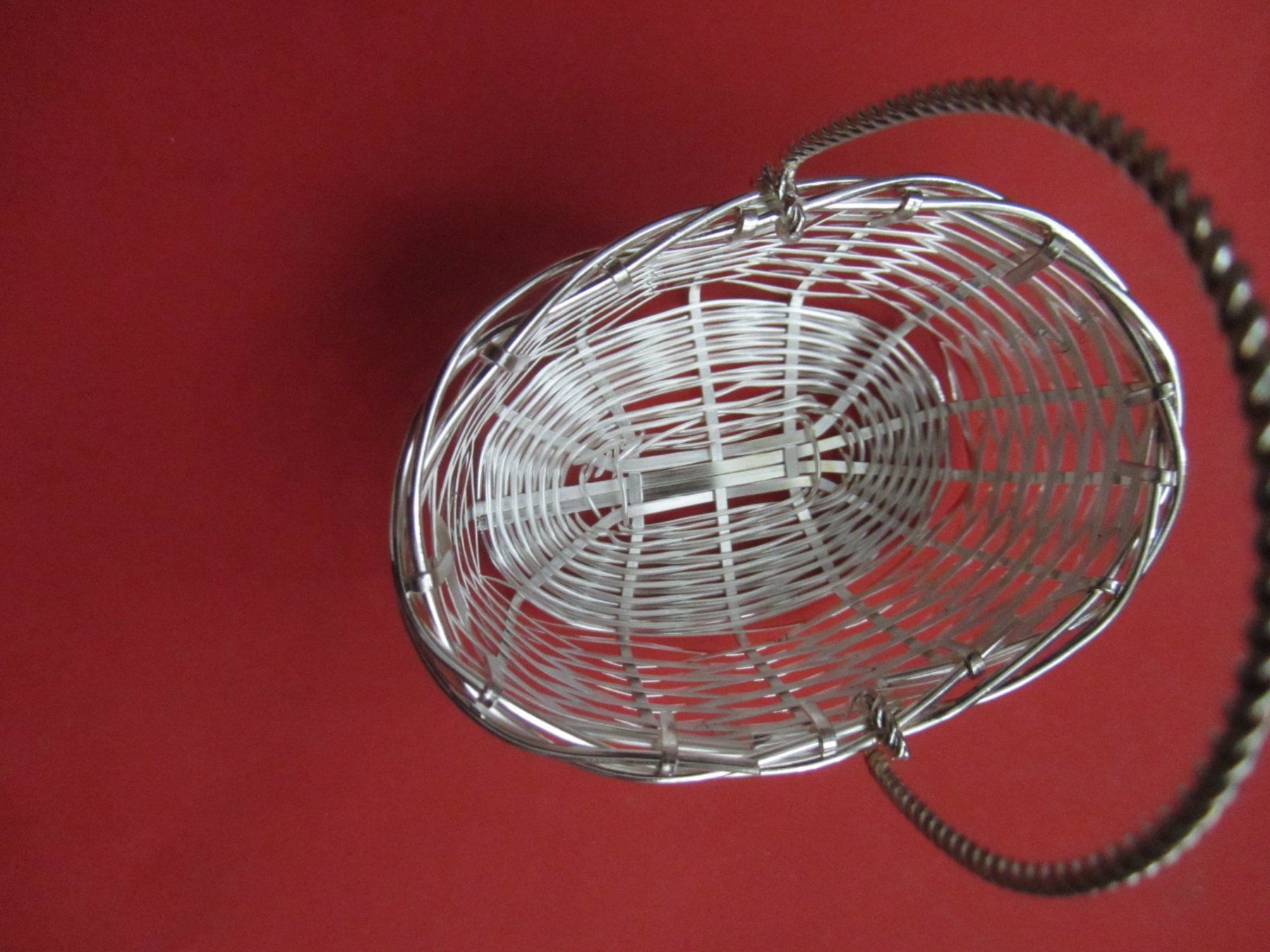 Tutte le decorazioni: 3 Stk. Handgeflochtenes Versilbertes Mini Körbchen / Basket – Nuovo (secondo la descrizione) da Malters venduto da Hausi88 1