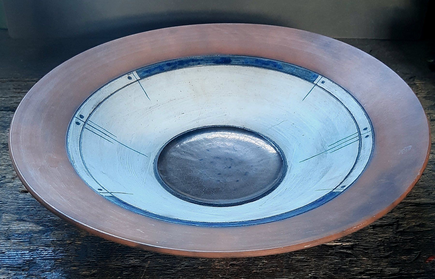 Dipinti: Midcentury Design Schale monogrammiert – Usato da Arbon venduto da torso444 1