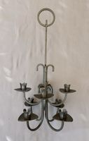 alter Kerzenständer aus Metall für 8 Kerzen, Vintage