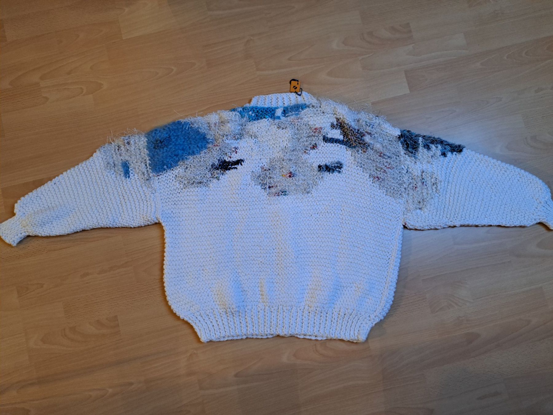 Giacche: Woll-Jacke Handgestrickt, Einzelanfertigung – Nuovo (secondo la descrizione) da Hettiswil venduto da san_kf5h 1