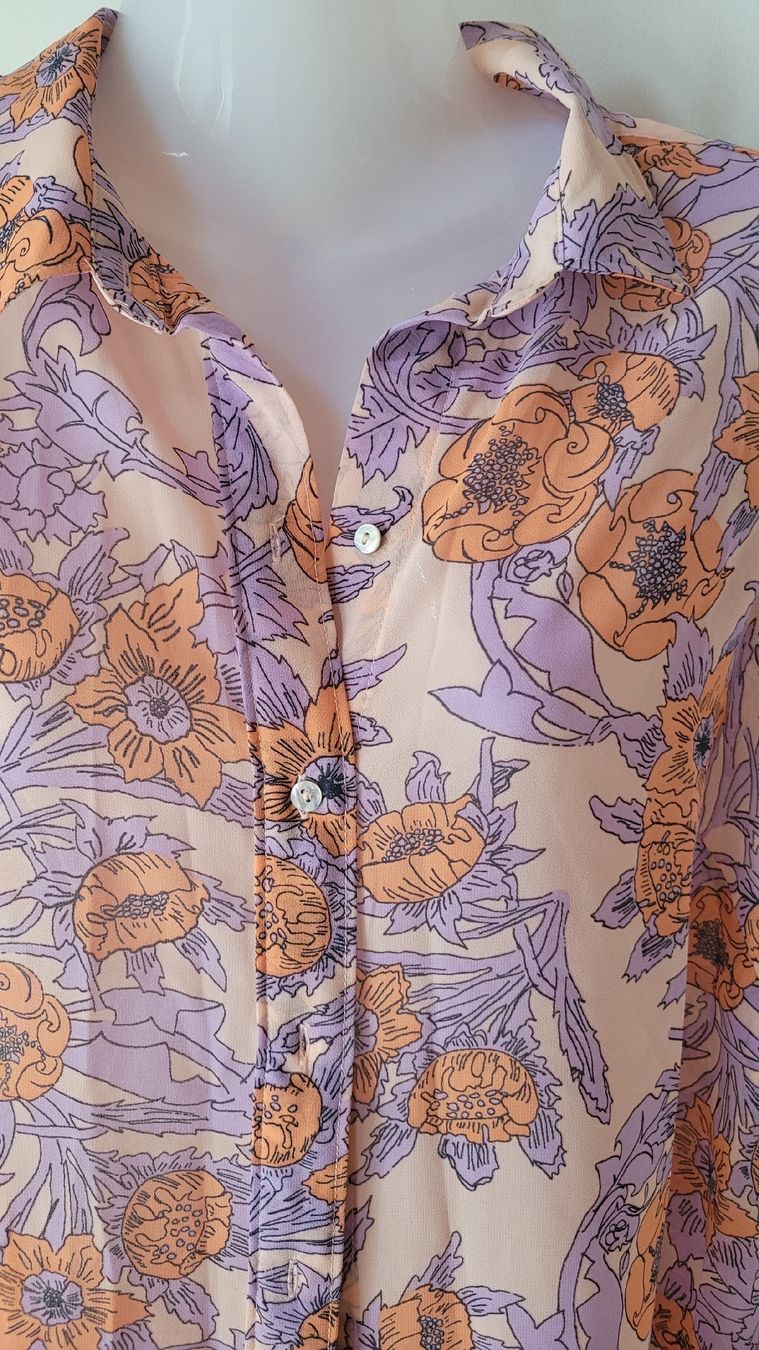 H&M Camicette: Damen Bluse gemustert ärmellos eher Grösse M  – Usato da Horgenberg venduto da Klatschmohnmaria 1