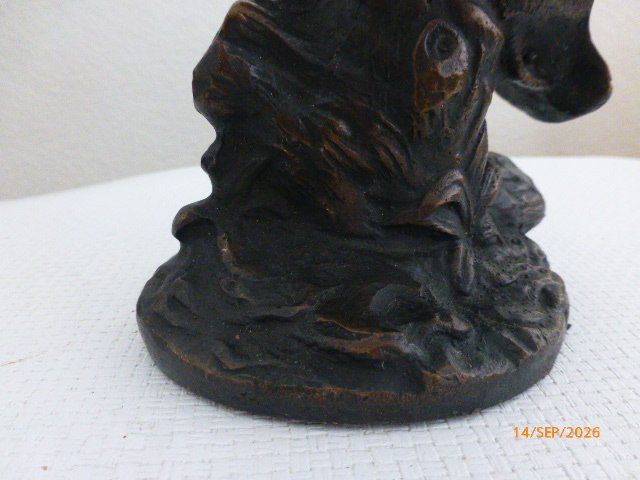 Sculture & Statue: Vogel auf Baumstrunk aus Bronze. – Usato da Pratteln venduto da Emperial 3