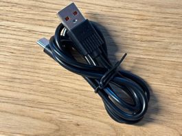 🔌 USB-C Kabel 80cm schwarz für Alltag & Reise