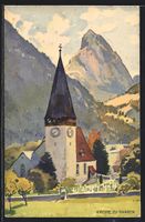 Saanen, Blick auf die Kirche