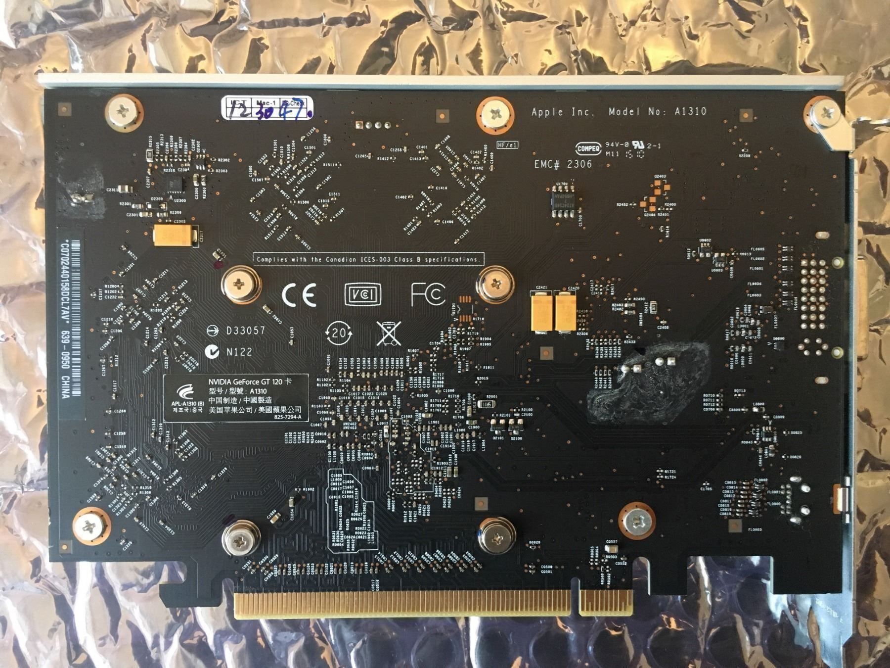 Schede grafiche: Nvidia GeForce GT 120 512 MB – Usato da St. Margarethen TG venduto da Mac-PC 1
