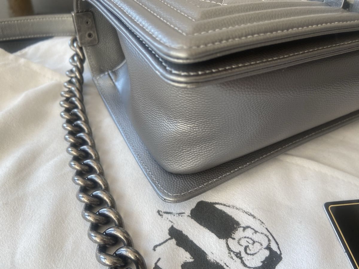 Borse: Chanel Boy Bag, caviar Leather – Usato da Arni AG venduto da LunaMeadow 4