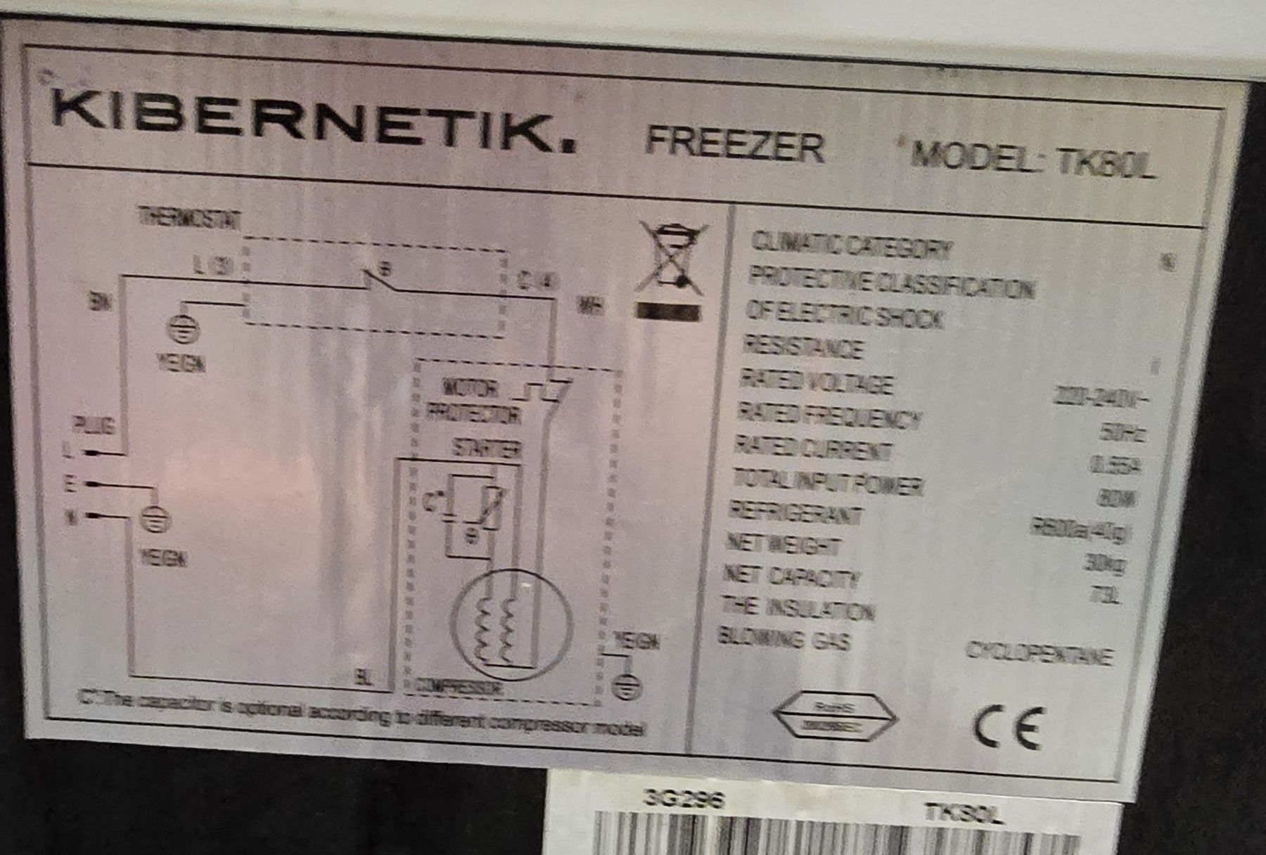 Congélateurs: Gefrierschrank Kibernetik TK80L 73l – D'occasion à Stettfurt par Brambilla_II 3