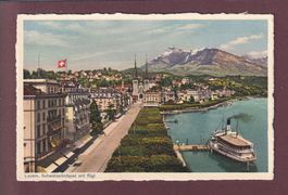 LUZERN - Schweizerhofquai - Schiff