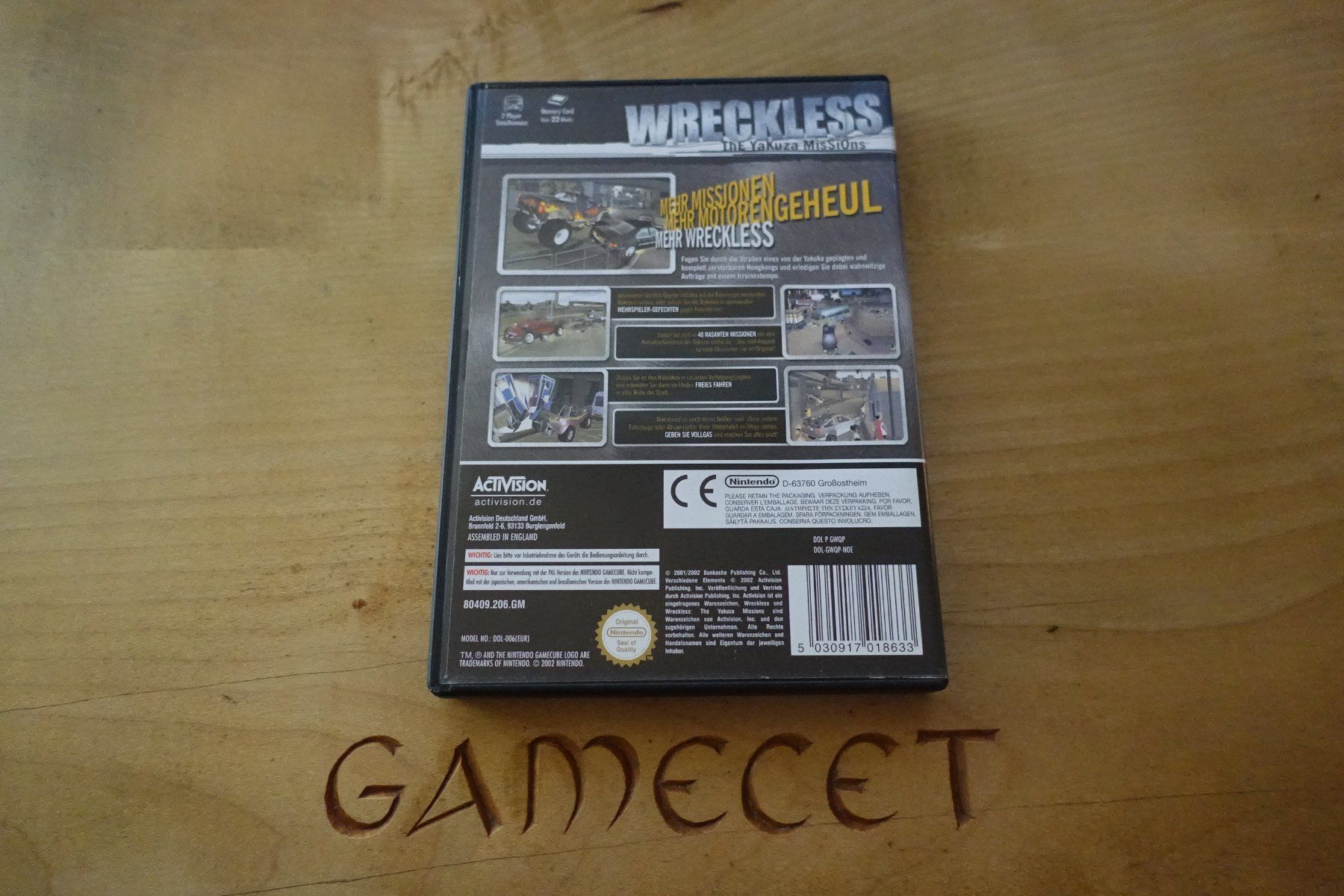 Nintendo Giochi: Wreckless: The Yakuza Missions – Usato da Steinach venduto da Gamecet 2