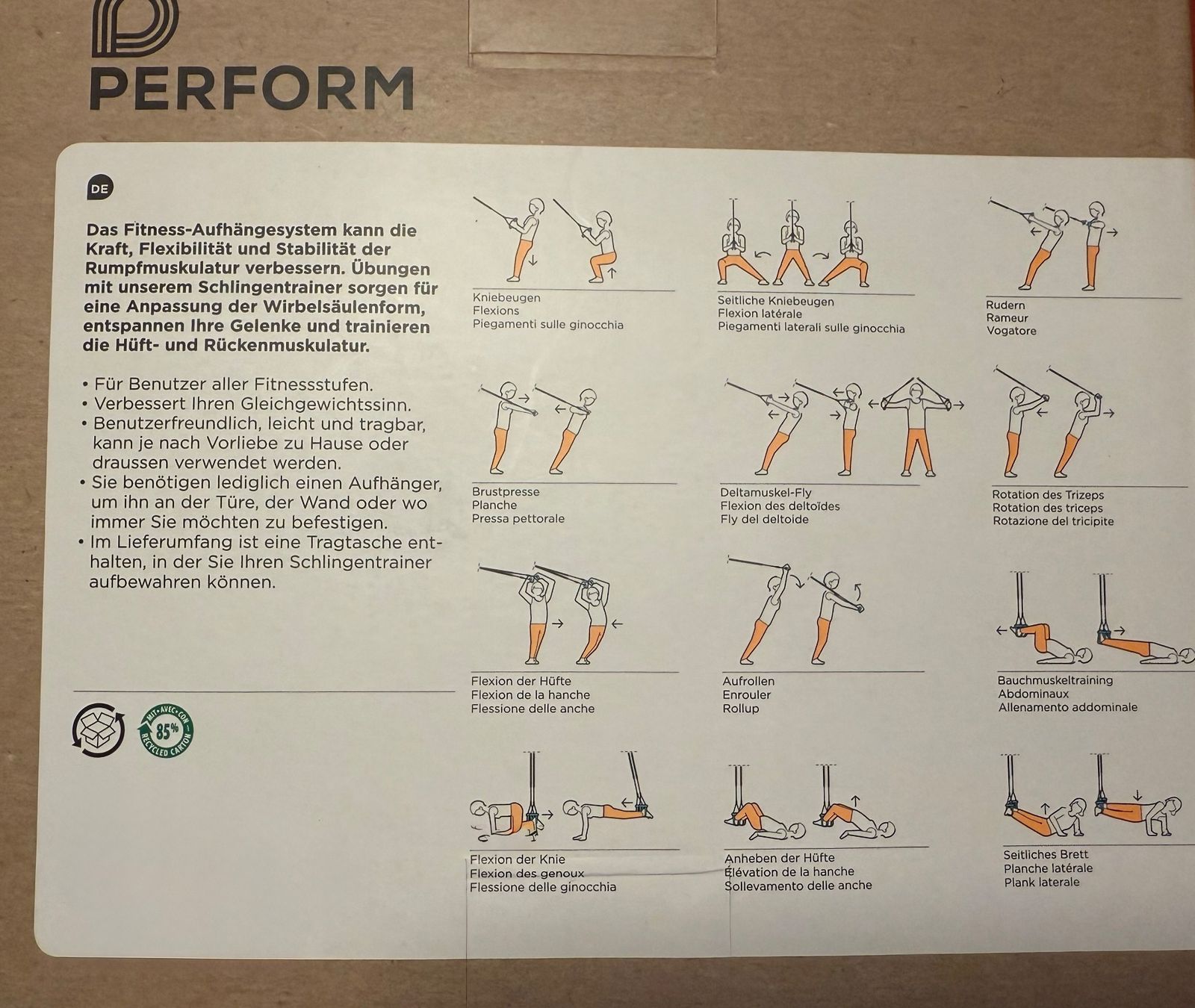 Vélos d'appartement: Sangle de musculation neuve – Neuf avec emballage d'origine à Saxon par inf_v79g 3