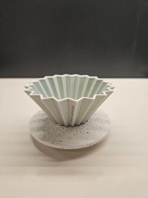 Macchine per caffè & Macchine per espresso: Origami Dripper (Small), matt green, ceramic – Usato da Luzern venduto da hexagon