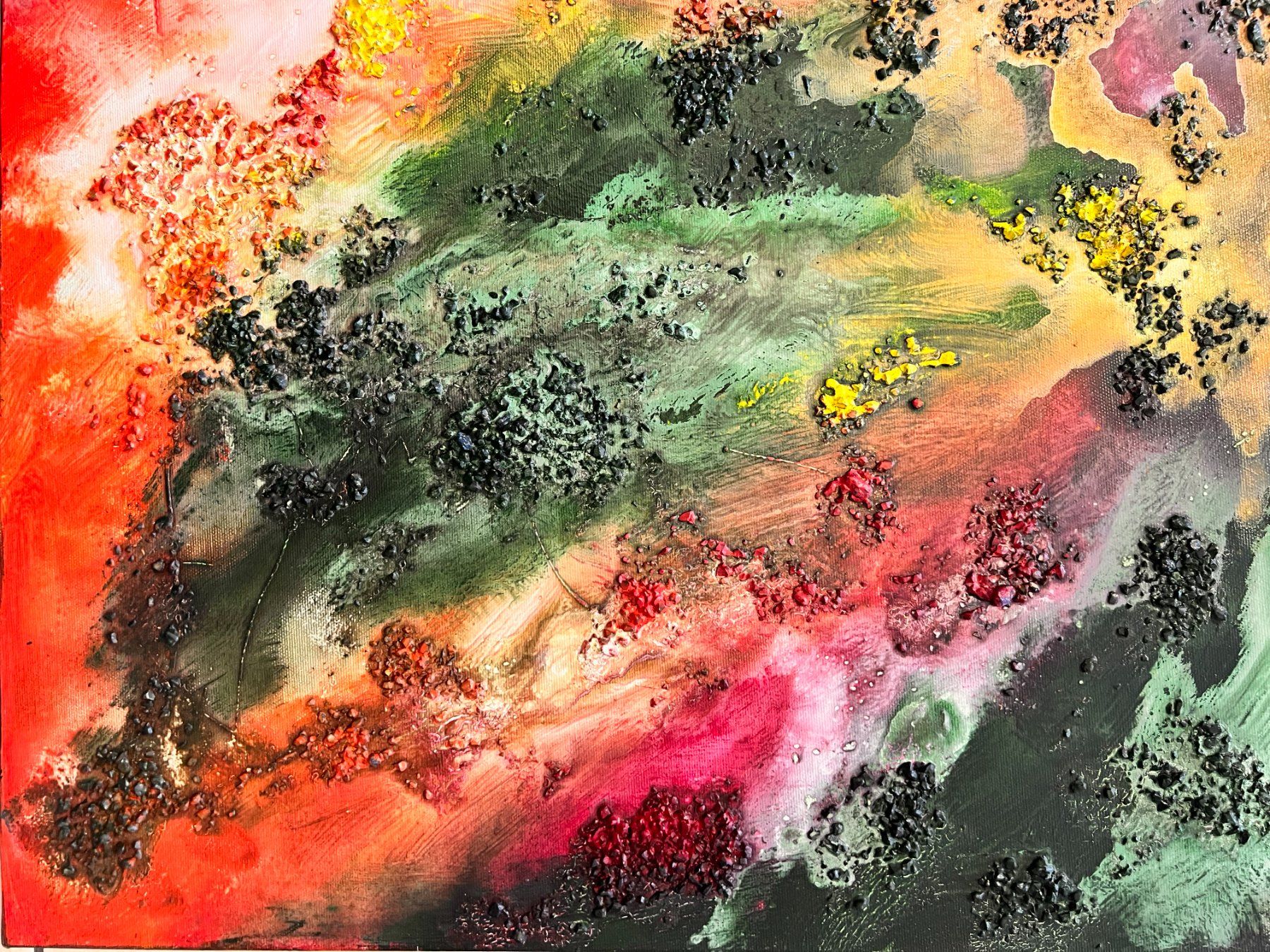 Dipinti: Andrea Scacciotti - Malerei auf Leinwand - Material abstrakt – Usato da Ponte Tresa venduto da 11GalleriaAlterEgo11 8