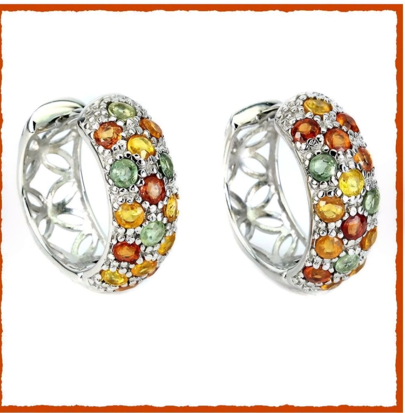 Orecchini pendenti & Orecchini a lobo: ♛ Saphir Multicolor 925 Silberohrringe – Nuovo e nell'imballaggio originale da Alpnach Dorf venduto da ste_t7mn 3
