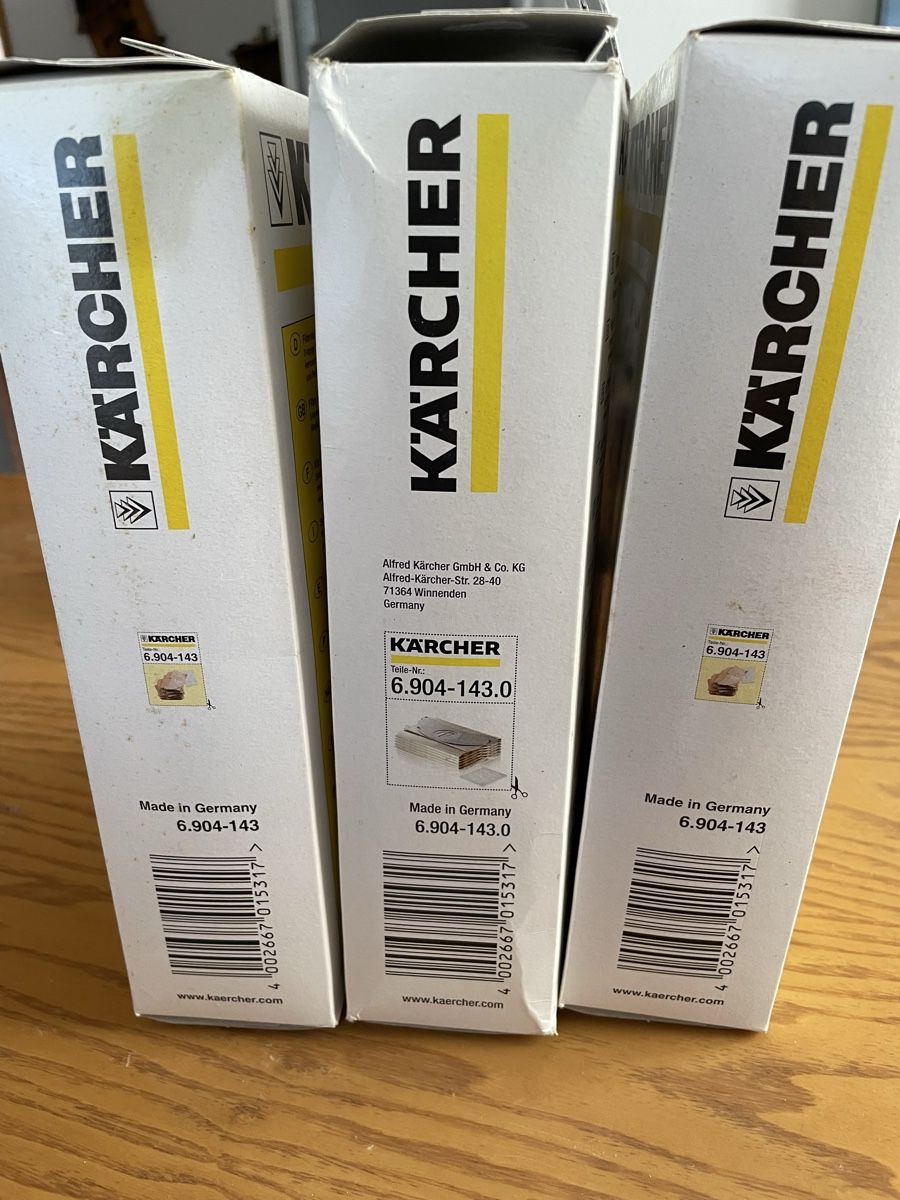 Kärcher Aspirapolveri & Accessori: Kärcher Filtersäcke – Nuovo e nell'imballaggio originale da Härkingen venduto da Blackcorvette 1