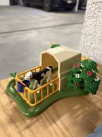 Playmobil Kälberstall mit Kalb Zubehör gebrauchter Zustand