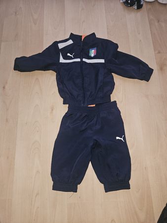 Puma Trainingsanzug Italien blau Kinder Grösse 62 cm