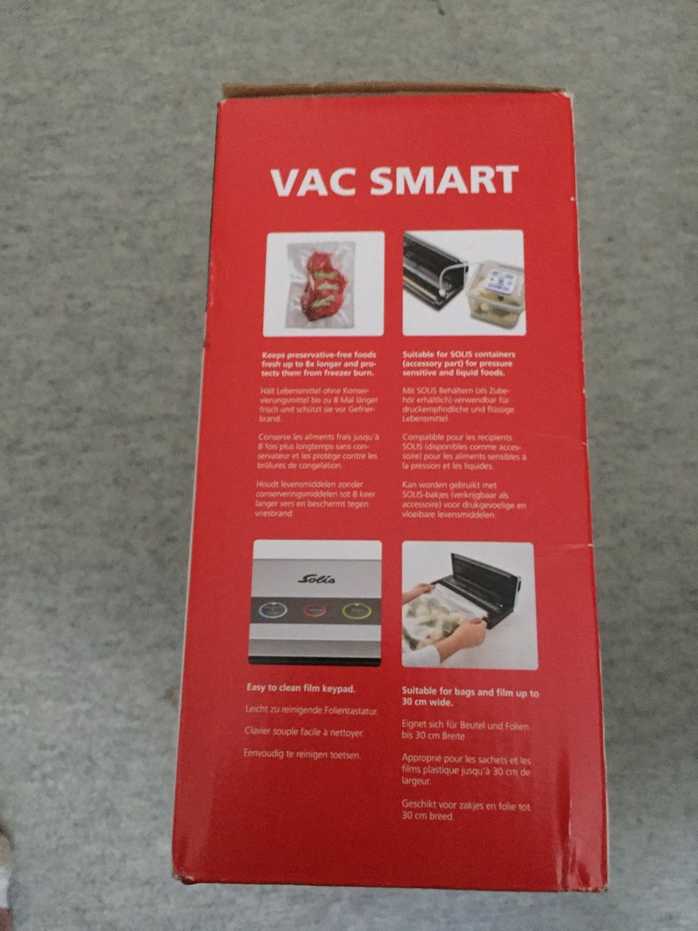 Solis Küchengeräte: Vacuumiergerät Solis Vac Smarth – Neu und originalverpackt aus Winterthur von delfin1314 2