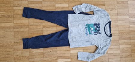 Kleiderset: 2x Pyjama, Gr. 116