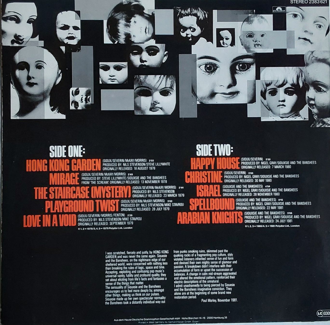 Vinyles: Vinyl LP - Siouxsie & The Banshees - Germany 1981 – Neuf (Voir description) à Villeret par Fil11 1
