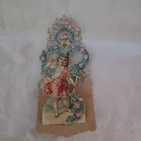 Antike 3D Karte zum aufklappen und aufstellen Oblade