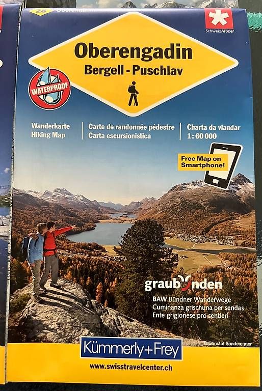 Landkarten & Atlanten: Kümmerle + Frey Wanderkarten, wasserabweisendes Papier – Gebraucht aus Allschwil von Hesch13 1