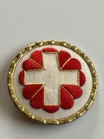 Abzeichen Stoba 1939 Schweizer Kreuz rot/weiss Metall(S31)