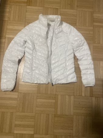 Damen Steppjacke in Weiss leicht 