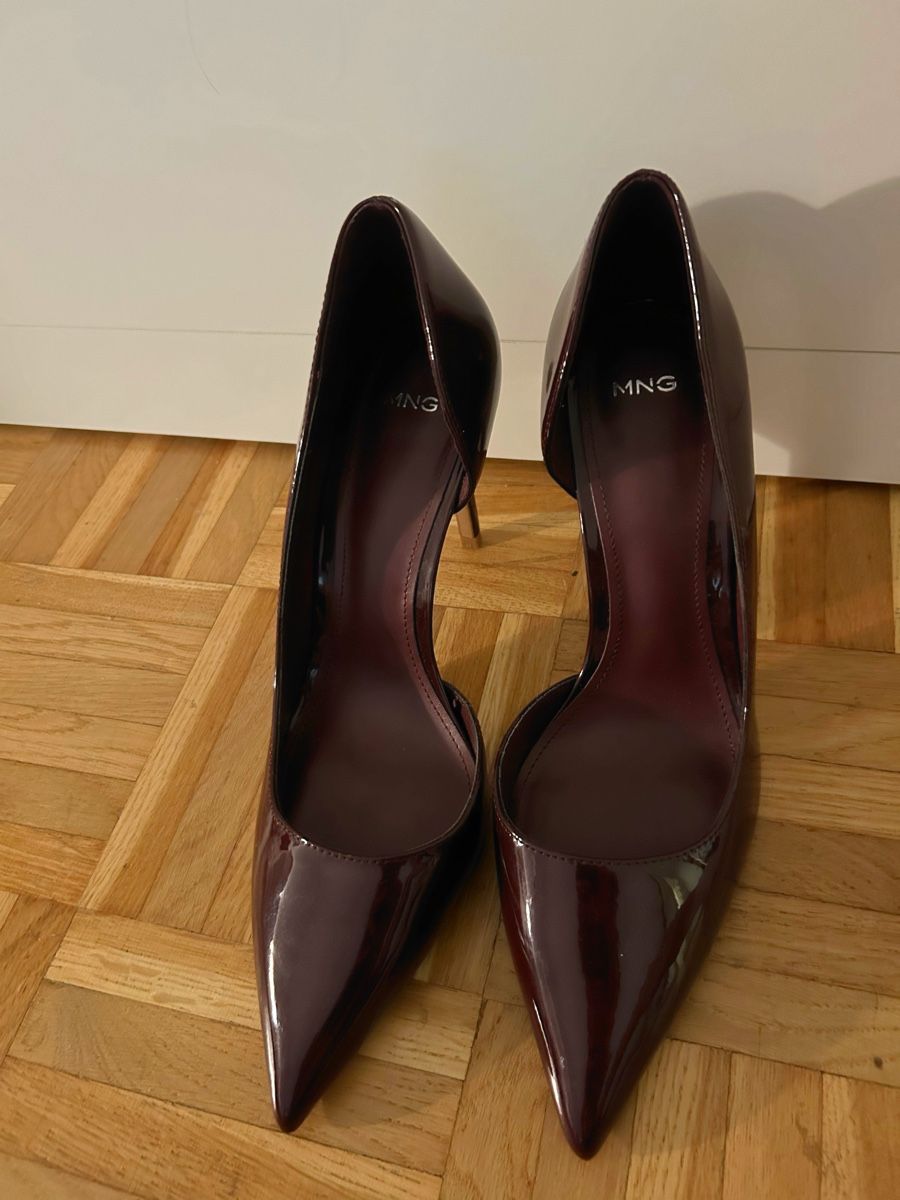 Mango Damenschuhe: Mango Pumps / High Heels Bordeaux Lack Gr. 40 – Neu (gemäss Beschreibung) aus Zürich von jes_dh7q 2