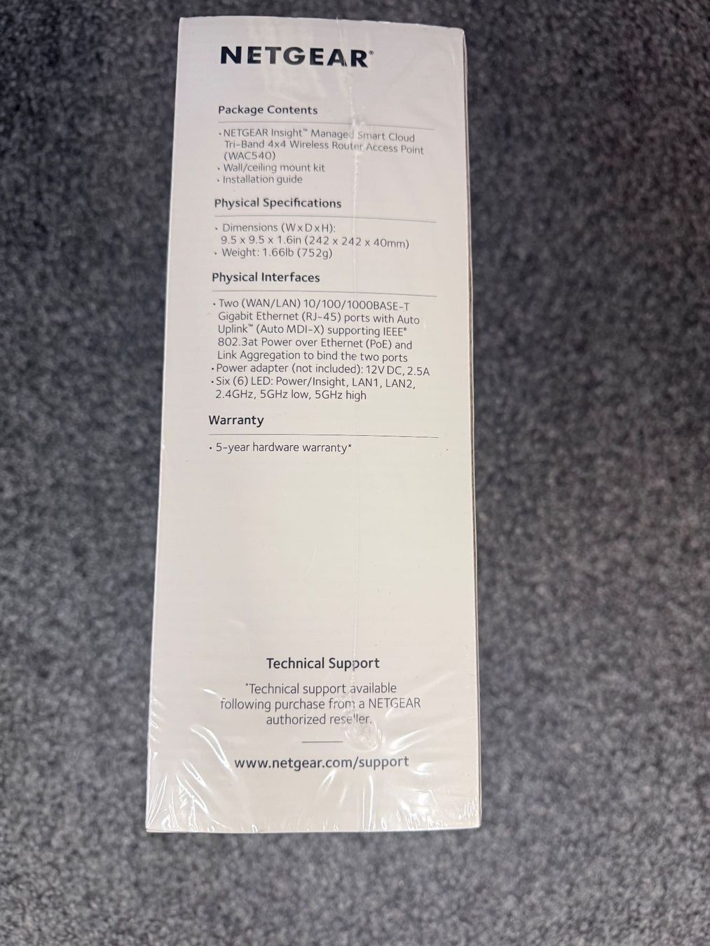Netgear Modems & Routeurs: NETGEAR WAC540 Wireless Access Point NEU – Neuf avec emballage d'origine à Zug par F-jay69 3