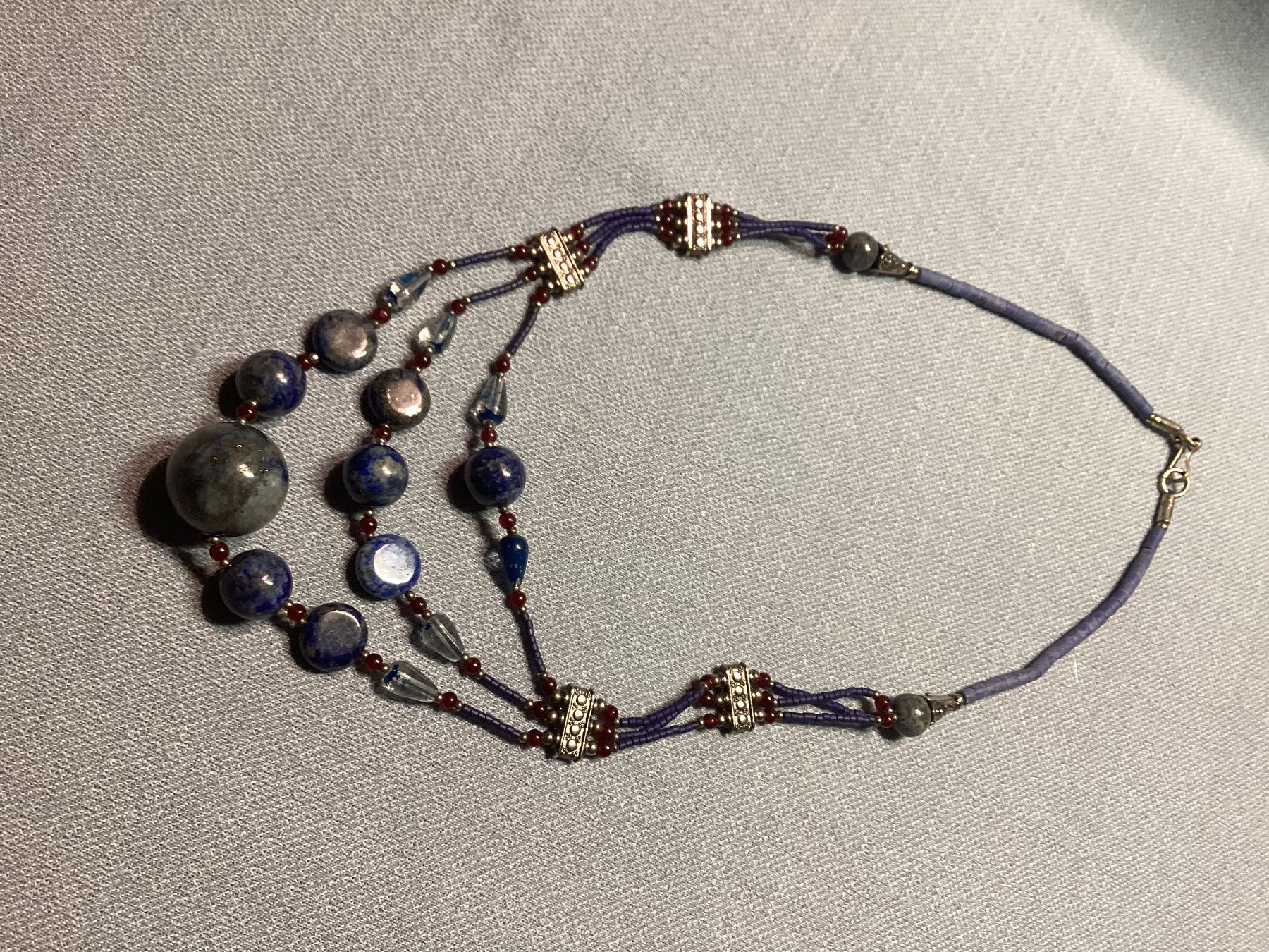 Catenine: Wunderschöne Halskette mit natürlichem Lapislazuli – Usato da Laax venduto da kri_95f5 4