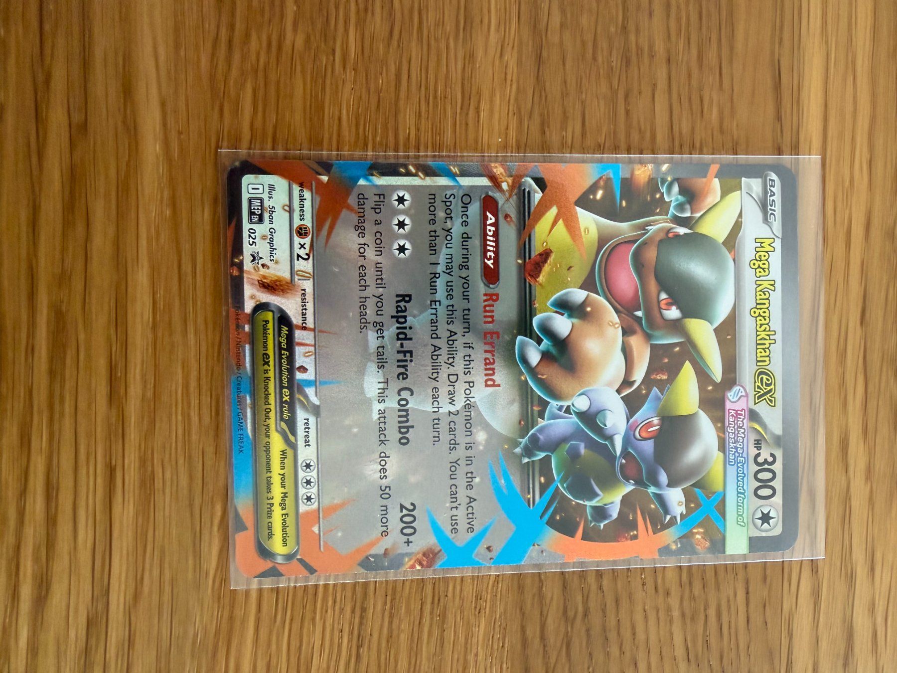 Pokémon Sammelbilder & Trading cards: Mega Kangaskhan EX MEP 25 – Gebraucht aus Amriswil von sim_nlb6