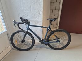 Trelago Gravel Bike Aluminium 55cm Shimano GRX blau neu