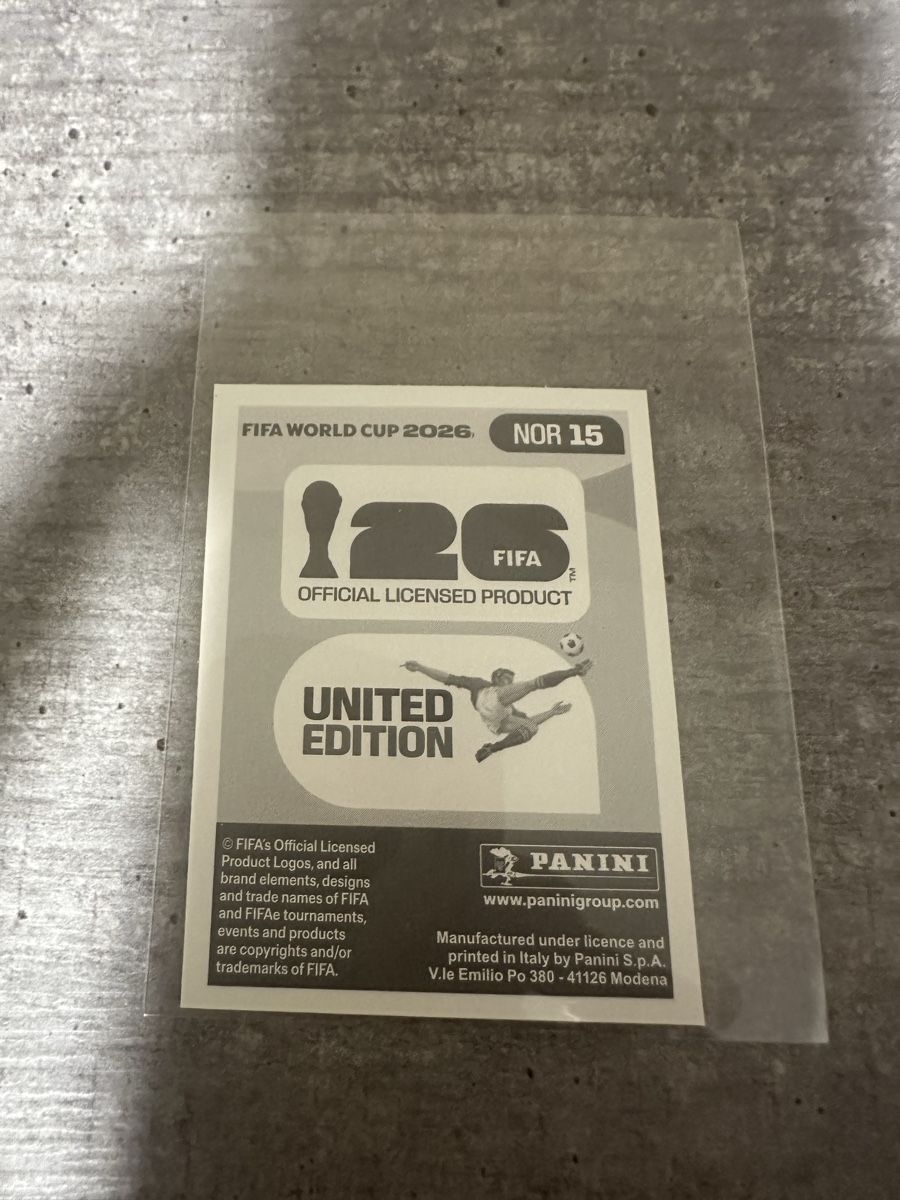 Panini Carte collezionabili: NOR 15 , FIFA WORLD CUP 2026 PANINI  – Nuovo (secondo la descrizione) da Frauenfeld venduto da 1PegPeg1 1