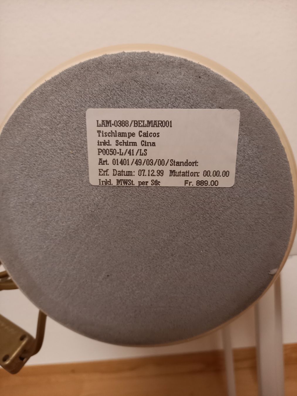 Lampade: Tischlampe Calcos – Usato da Gamprin venduto da William58 3