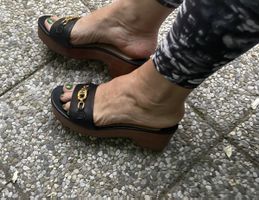 Chic Sandali Ralph Lauren di pelle-n.39.5/40-nuovo!