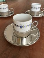 Kaffeeservice Zinn Étains du Manoir Paris – 4er Set