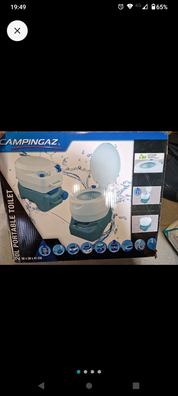 Campingaz WC: Camping Toilette  – Gebraucht aus Kaltbrunn von Michi296