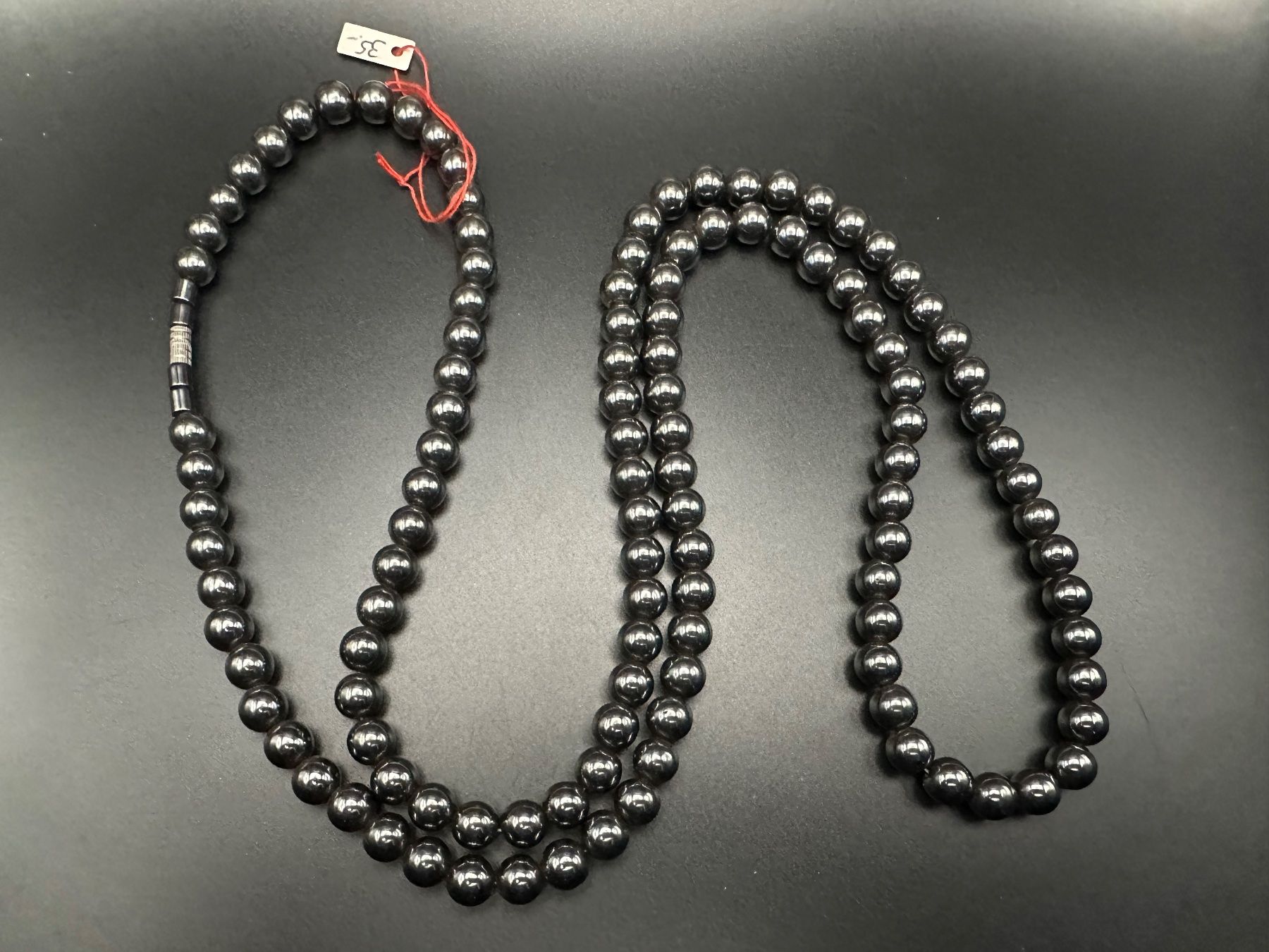 Catenine: Schwarze Vintage-Halskette. – Usato da Lamone venduto da LaCantinaMagica