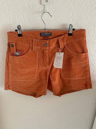 Amundsen Sports 5Incher Concord Damen-Shorts M Tangerine Neu