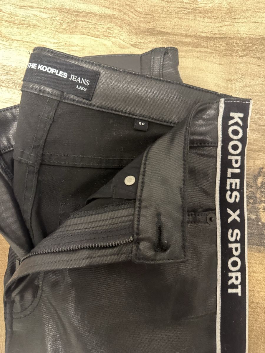 Kooples Jeans: The Kooples Leder jeans - Grösse 26 – D'occasion à Tann par Carolinekne 2