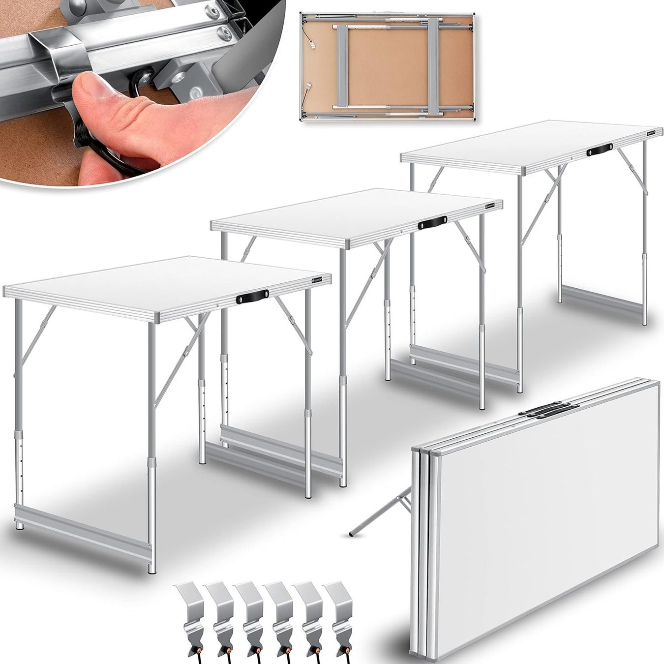 Set di tavolo e panche: KESSER 3× Multifunktionstisch klappbar – Nuovo e nell'imballaggio originale da Bottighofen venduto da zaap