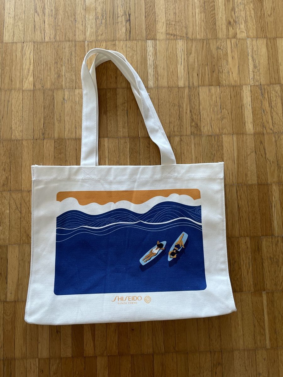 Borse: Shiseido Canvas Tote Bag Beach – Nuovo (secondo la descrizione) da Neuchatel venduto da shi_9fzw