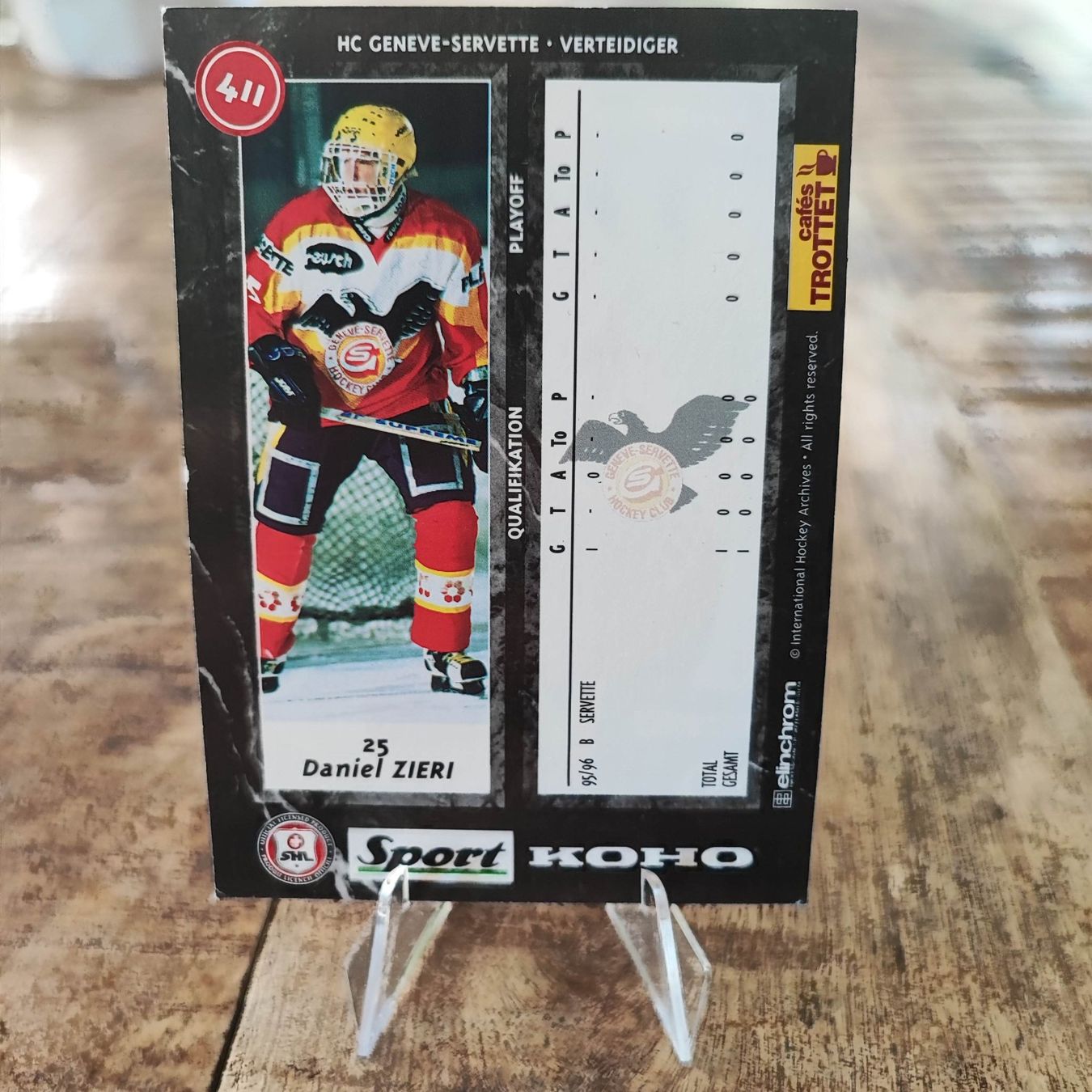 Sammelbilder & Trading cards: DANIEL Zieri - HC GENEVE SERVETTE GENF - 1996/97 – Gebraucht aus Dübendorf von kb86_MOVIE 1