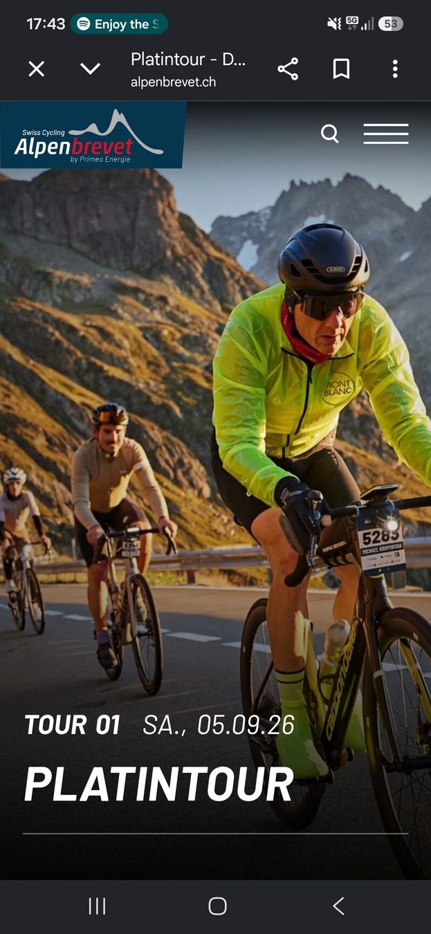 Biglietti: Startplatz Alpenprevet Platintour – Nuovo e nell'imballaggio originale da Neuenkirch venduto da Ponty