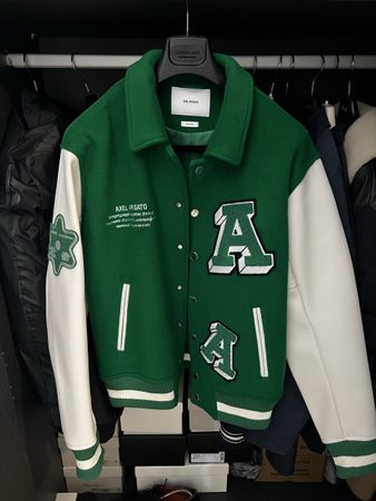 Axel Arigato College Jacke Grün/Weiss 