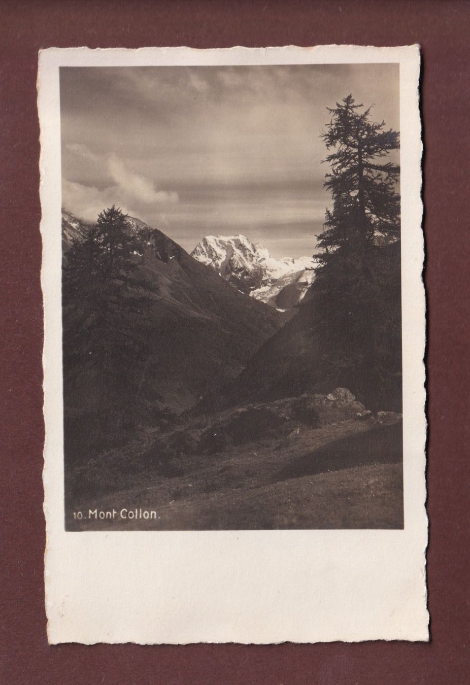 Cartoline postali: MONT COLLON – Usato da Pully venduto da nicecards-shop