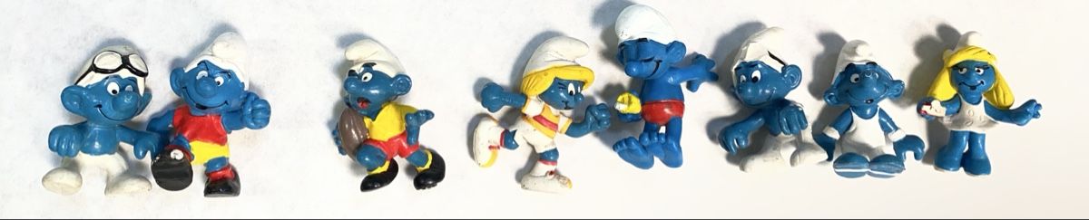 Figurines: Schlümpfe Figuren Konvolut 8 Stk – D'occasion à Allschwil par Deal_Tiger99