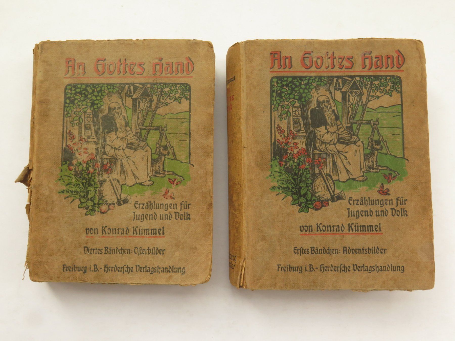 Livres: An Gottes Hand - Advent - Ostern - 2 Bücher 1919 – D'occasion à Zwingen par Tigertimmi