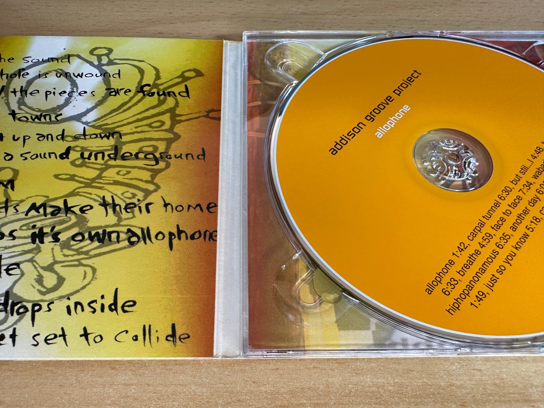 CD: Addison Groove Project – Allophone – Usato da Rikon im Tösstal venduto da Alpenmutz 2