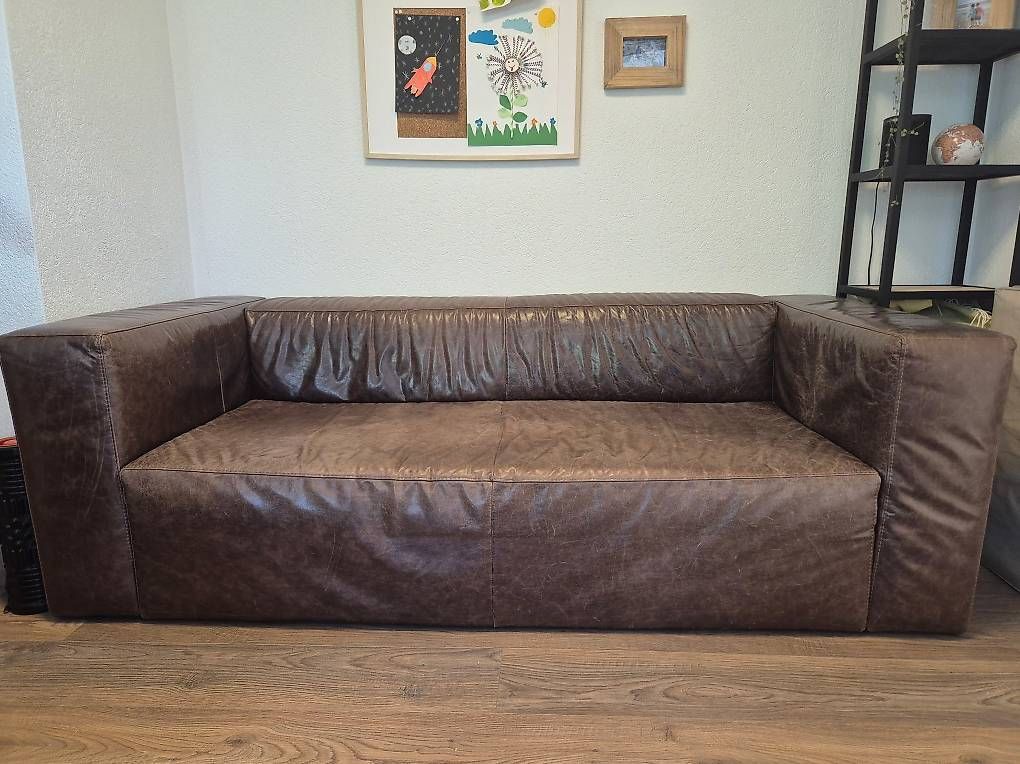 Sofas: Canapé en cuir – D'occasion à Delémont par Dadg17 2